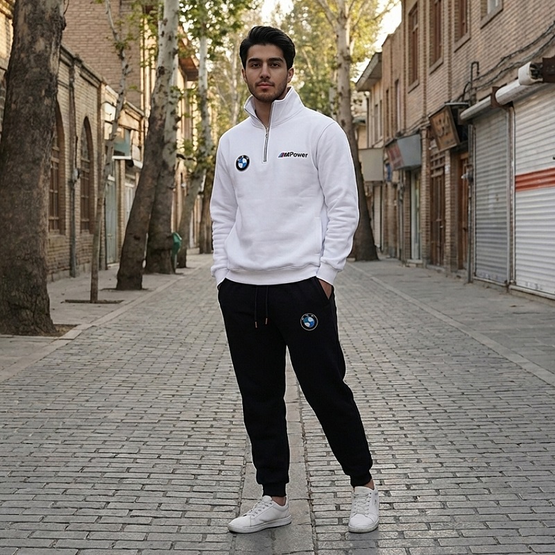 ست دورس و شلوارbmw مردانه طرح Mpower